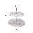 Artifacts Marble™ 2-Tier Dessert Plate-1468485613