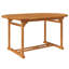 Mcsherry 4 - Person Acacia Patio Dining Set with Oval Table
