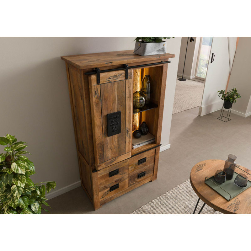 RAILWAY LUX Solid Wood Wardrobe