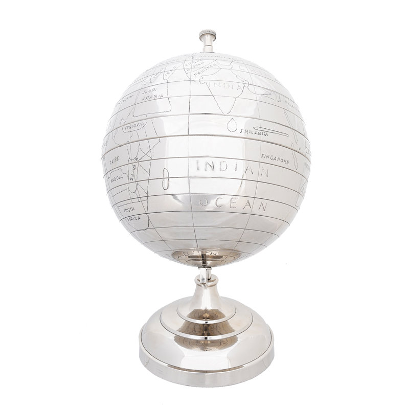 Globe de table en aluminium