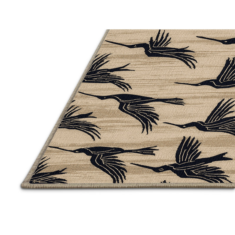 Tapis hawaïen lavable Tropicbirds, Rectangulaire 3 pi x 5 pi