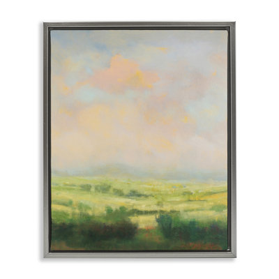 Springtime Farnese Landscape Floating Frame, design by William McCarthy