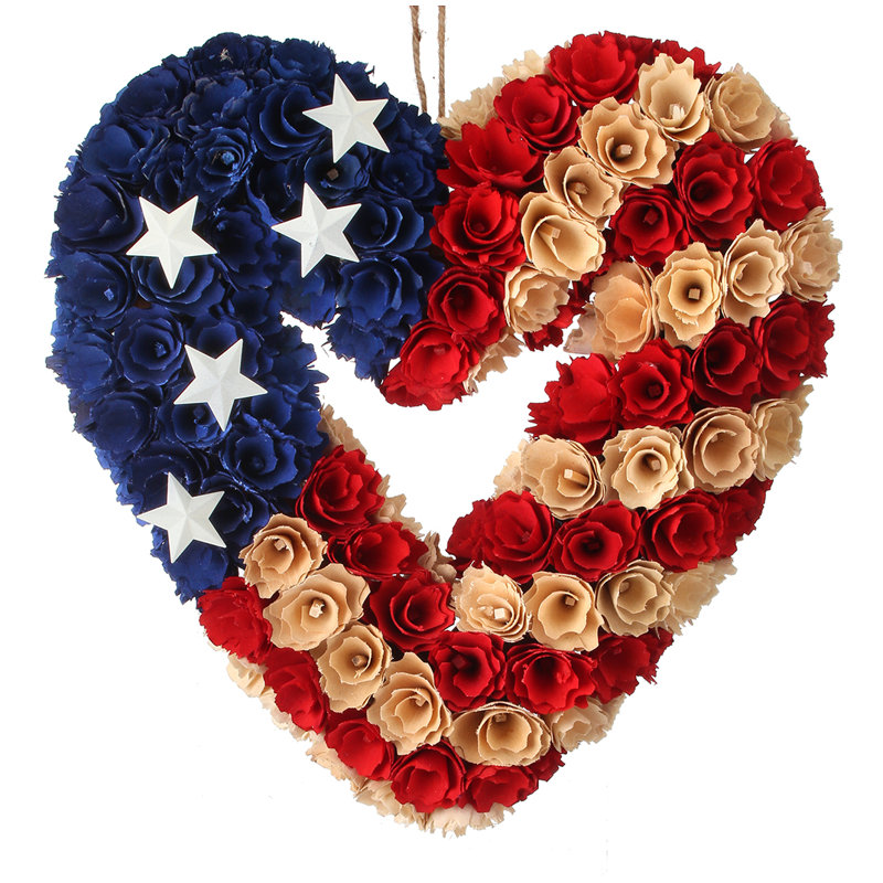 Dried Rose Wood 13'' Wreath