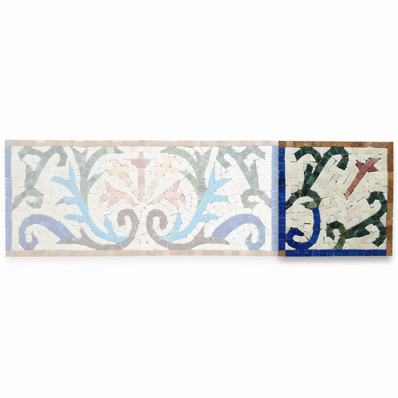 Carrelage décoratif en marbre bleu / vert 5,9 "x 5,9"