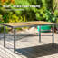 Rectangular 6 - Person 150Cm L Outdoor Table