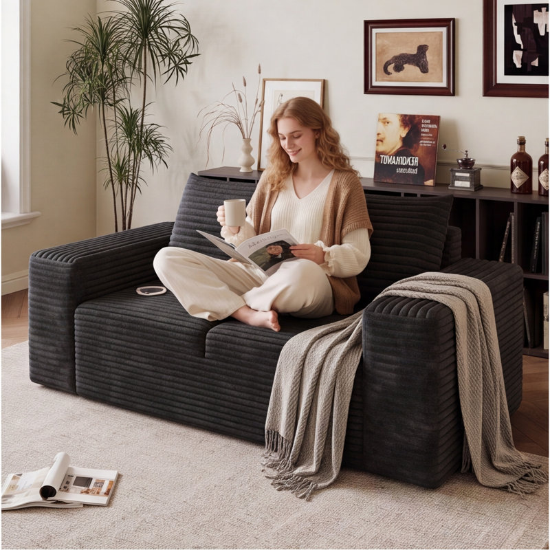 Upholstered 63.04'' Loveseat
