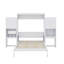 Grand lit escamotable avec bureau, coiffeuse et armoires-564922870