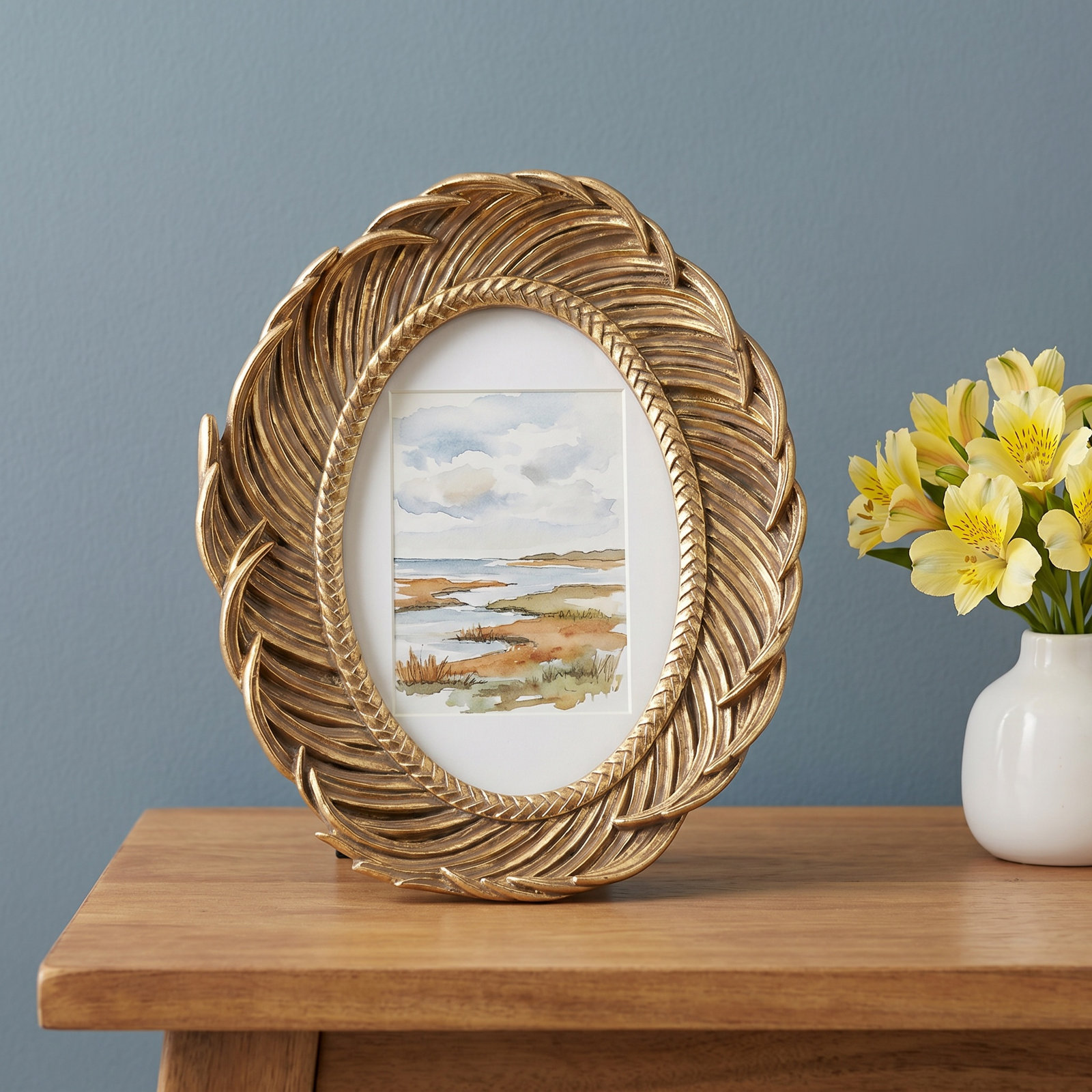 Feather 4" x 6" Picture Frame