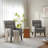 Upholstered Polyester Accent Armchair (Set Of 2)-155813891