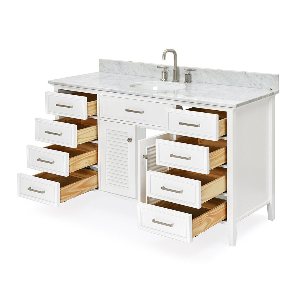 61'' Single Bathroom Vanity, White
