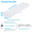 Luminaire sous-meuble à DEL EdgeForm de 12 po, à intensité variable et connectable, en aluminium, câblé ou à brancher-122950973