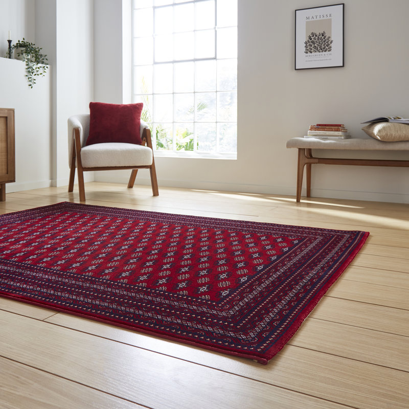 Dubai area rug Machine Woven Rectangle Red, Rectangle 160 x 230cm