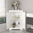 Floor Corner Cabinet With 2 Doors And Adjustable Shelves, Freestanding Narrow Cabinet Organizer, Corner Storage Cabinets