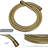 16 Inch Square Gold Shower System - Dual Head With Handheld And Spray Patterns Ceiling Mounted Adjustable Pattern-126673545