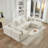 Boneless Cloud Sectional Couch L-Shape with Right Facing Chaise(Single Seat is not included),Deep Seat Modern Modular Sofa for Living Room,No Assembly Required, (Plush Corduroy Fabric)-1819207642-1819207643