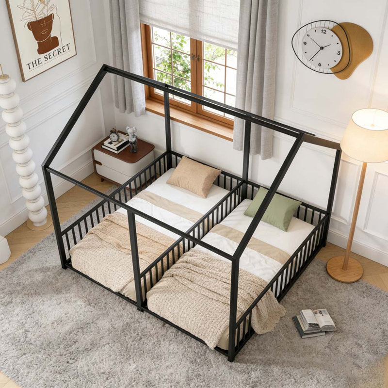 Lits plateforme en métal pour lit simple