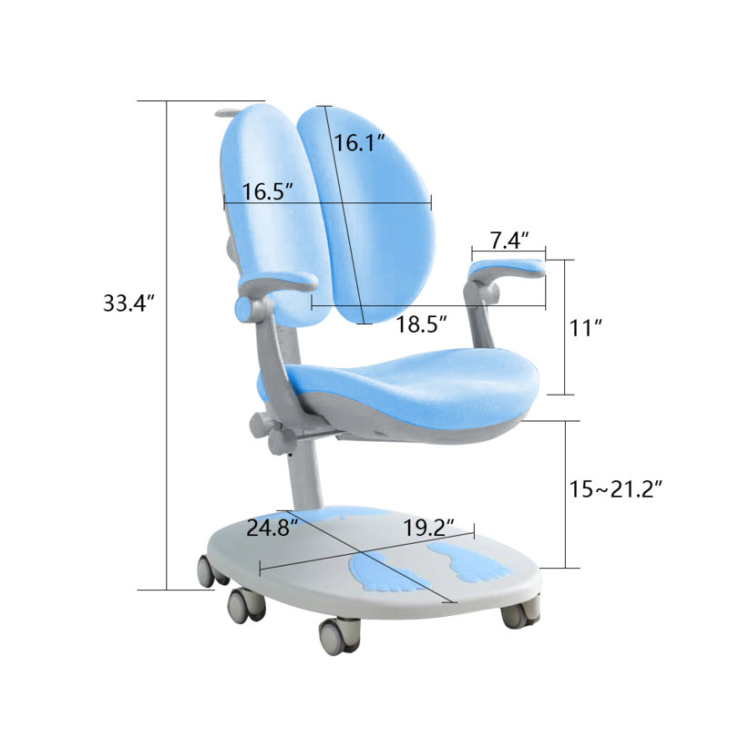 Fauteuil en mousse pour enfants, Bleu