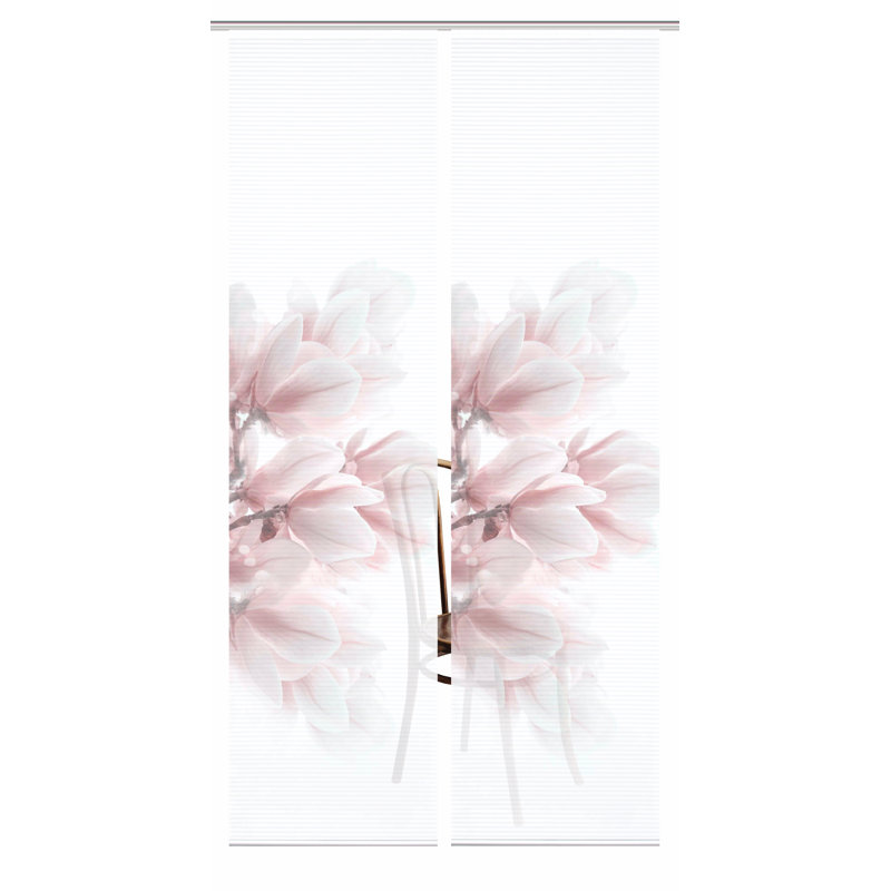 Semi Sheer Sliding Panel Pair