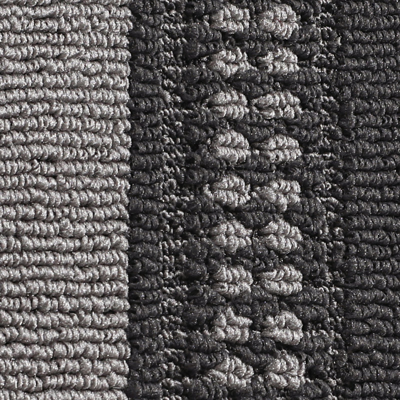 Tapis de cuisine antidérapant lavable à la machine, Gris, Rectangle 1 pi 8 po x 3 pi 9 po