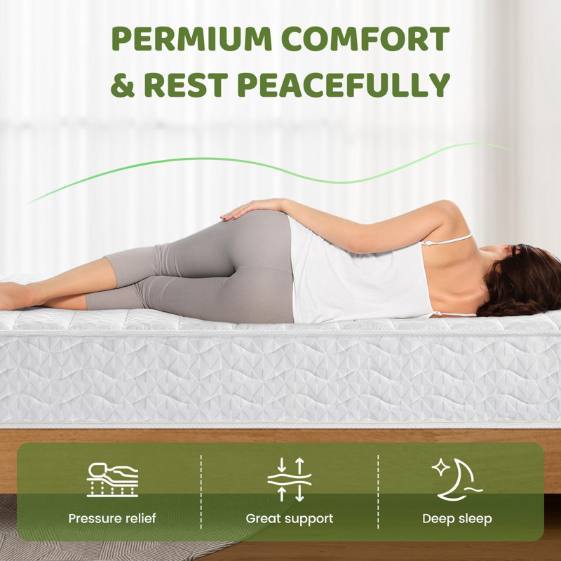 Matelas à ressorts ensachés mi-ferme Tight, Lit double