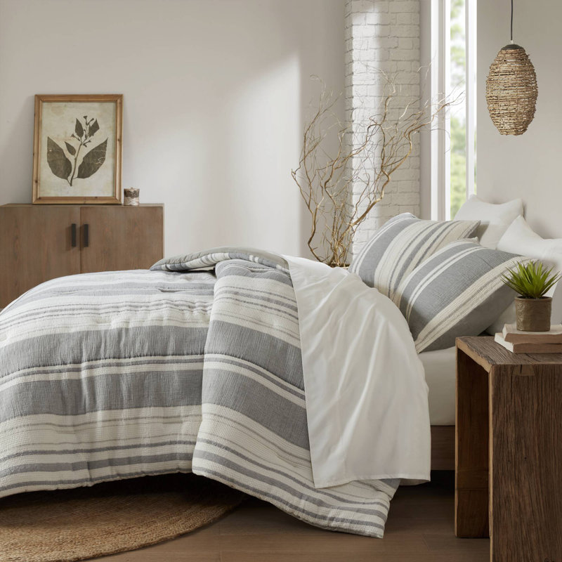 3PCS Comforter 3 PCS Set, Édredon très grand californien + 2 taies décora