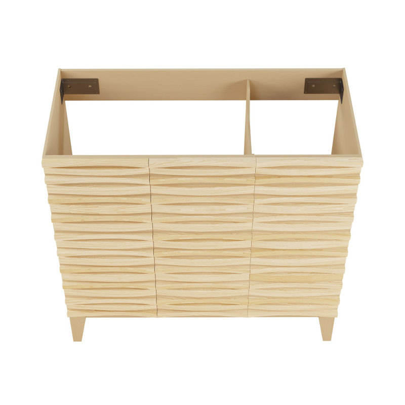 Meuble-lavabo Cascade, Brun clair