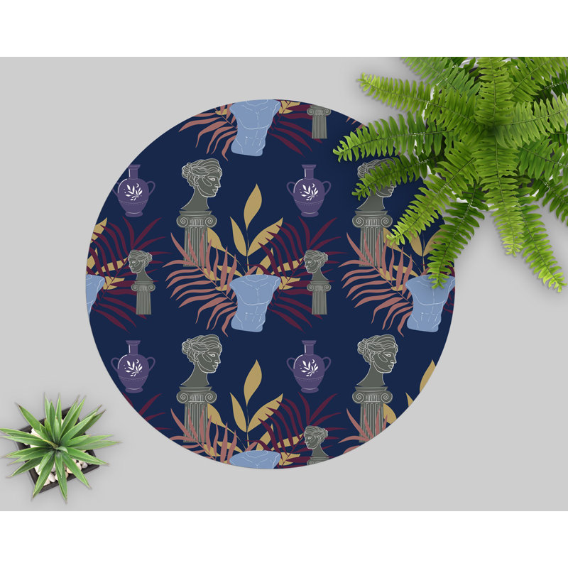 Kadarrius Hard Floor Straight Round Chair Mat