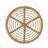 WICKER HIGH-BACK CHAIR With Side Table-1070543956