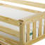 Lit superposé simple au-dessus sur lit simple en bois massif Aileana par Lark Manor™-27243872