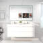 Base de meuble-lavabo mural 60 po avec dessus en acrylique renforcé Noble Moreno-1735985170