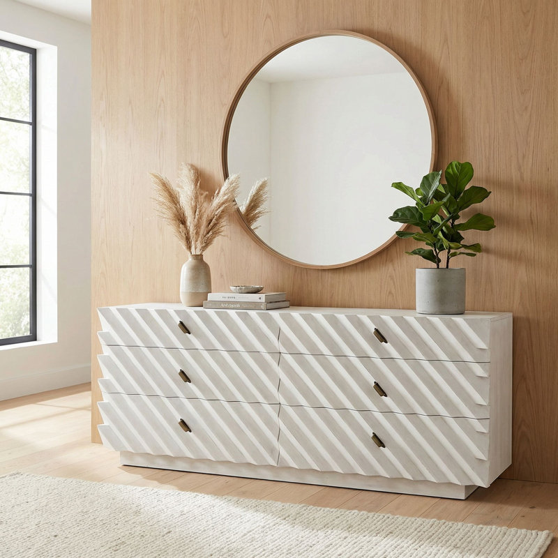 Hikaru 6 - Drawer Solid Wood Dresser