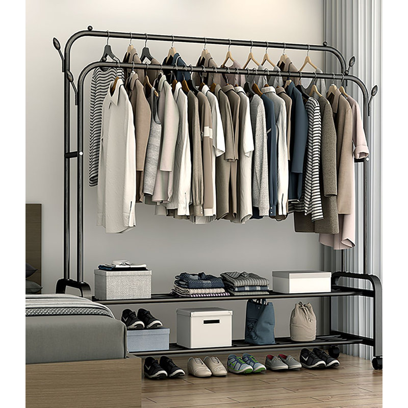 150cm Rolling Clothing Rack