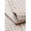 Tapis géométrique tissé à la machine en polyester ivoire Rammer-327695917