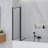 Jraty 39.3'' W x 55'' H Door Frameless Tub Door -97780855