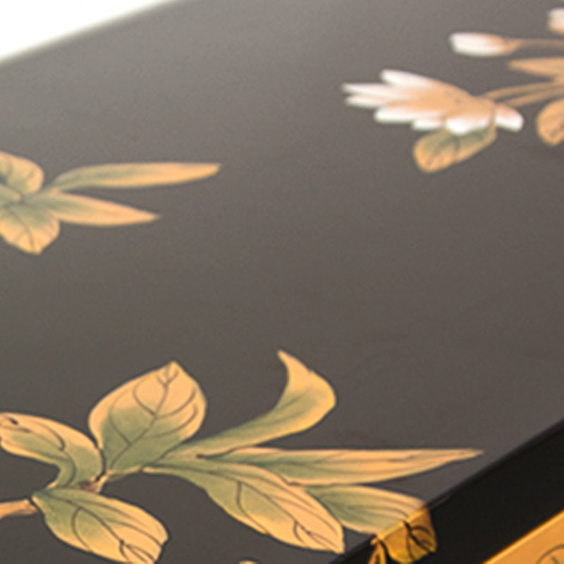 Hand-Painted Entryway Cabinet