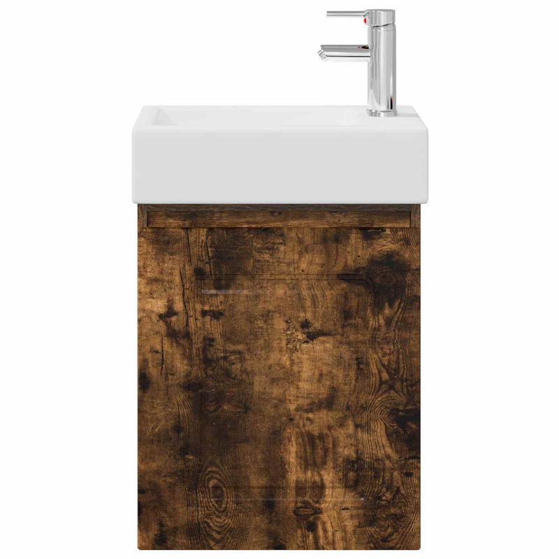 455 mm Bathroom Vanity, Smoked Oak