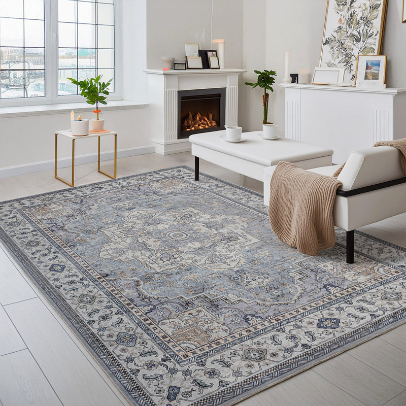 Tapis rectangulaire Living Room Tapis de salon, Rectangle 4 pi x 6 pi