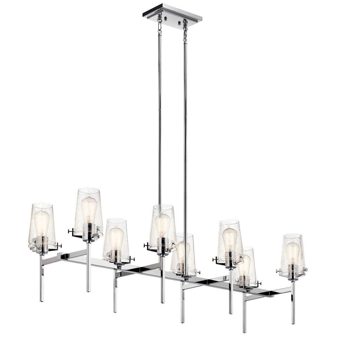 Tompkins 8 - Light Kitchen Island Linear Pendant Breakwater Bay 