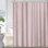 Rideau de douche sans soudure à motif abstrait en marbre rose avec 12 crochets