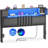 Storage Upholstered PU Headboard With LED Lights & Charging Station-1609409995-1609409993