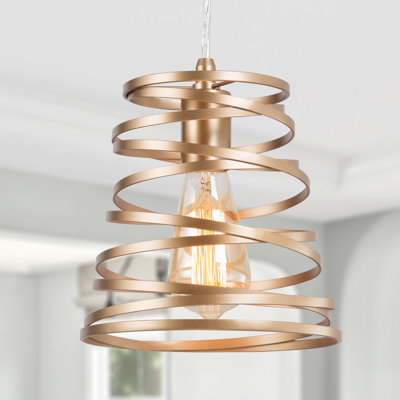 Luminaire suspendu géométrique unique à 1 lumière Pepperdine