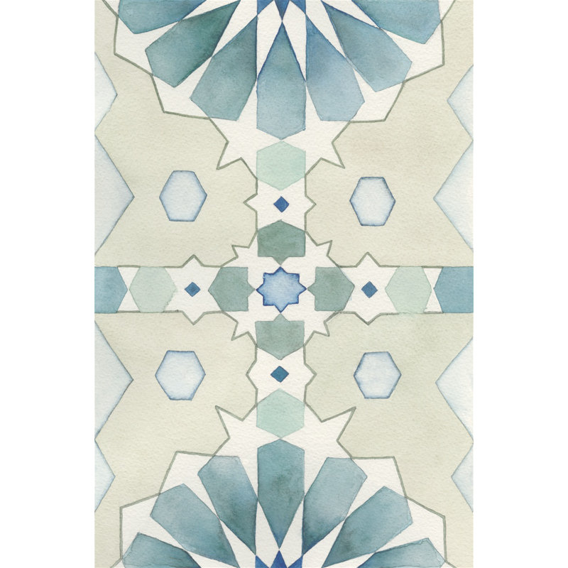 Moorish Panel II by Natasha Chabot - Graphic Art, 76cm H x 51cm W, Wrapped Canvas