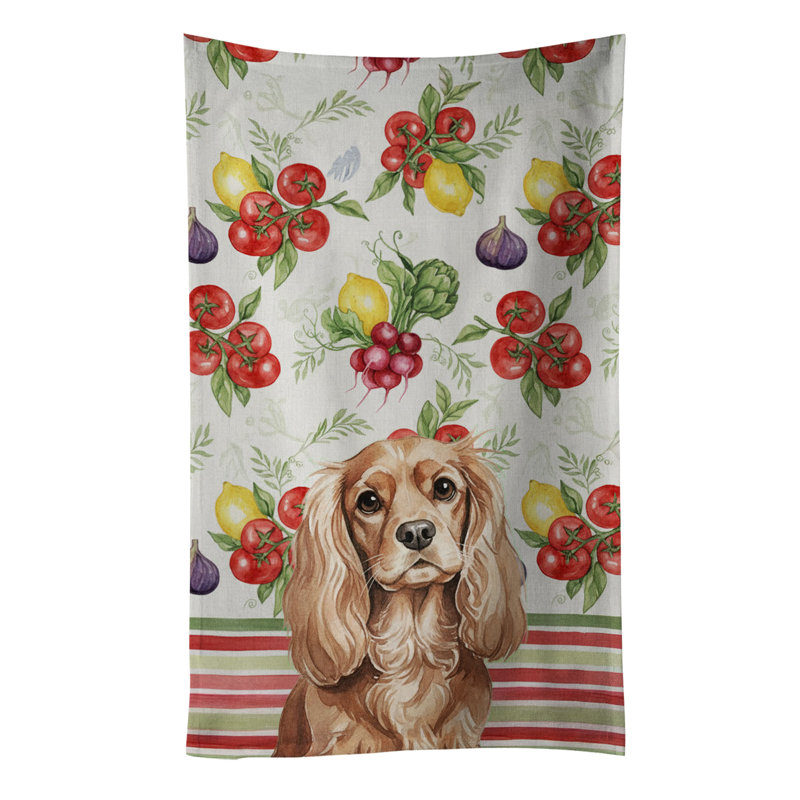 Serviette de cuisine Ruby Cavalier Spaniel, Ruby Cavalier Spaniel