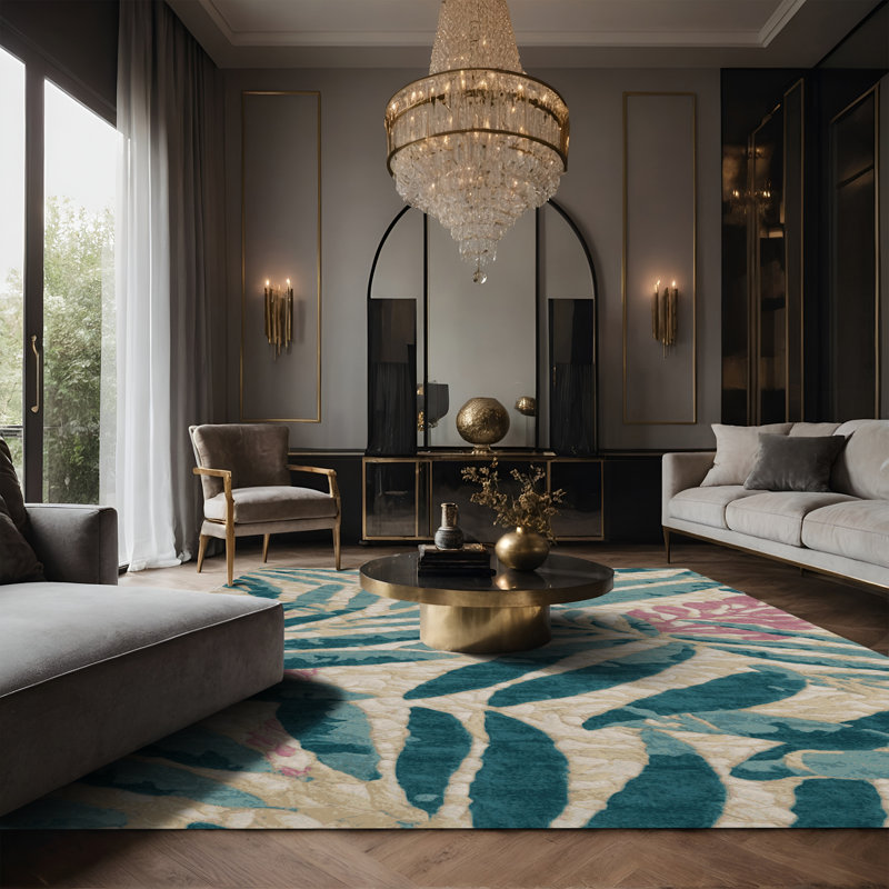 Tapis beige soyeux et moelleux, Tapis de couloir 2 pi x 5 pi