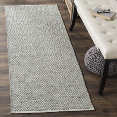Bryent Flat Weave Cotton Geometric Rug