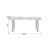Retro Nut-Brown Rectangular Solid Wood Dining Table-1405766712
