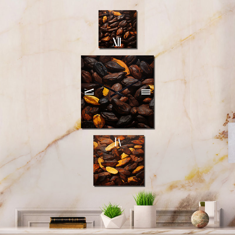Stann - Cooking Multipanel Traditional Clock For Living Room Décor