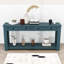 Console / canapé avec tiroirs de rangement et tablette inférieure pour le vestibule-1718202488