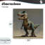 Toile d'étude turquoise T-Rex, design par Wumples-1644579560