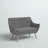 Folmar Upholstered 53'' Loveseat-904683879